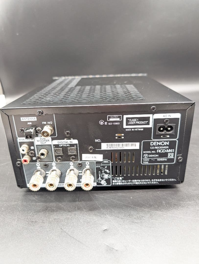 DENON デノン RCD-M41 CDレシーバー ブラック 2021年 動作品