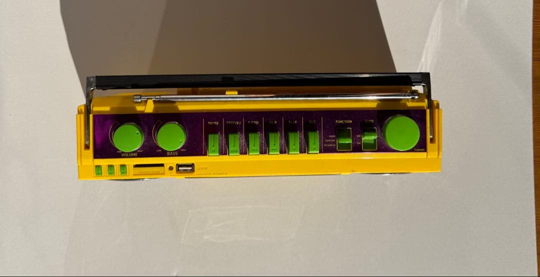 SANSUI SCR-OT ラジカセ イエロー