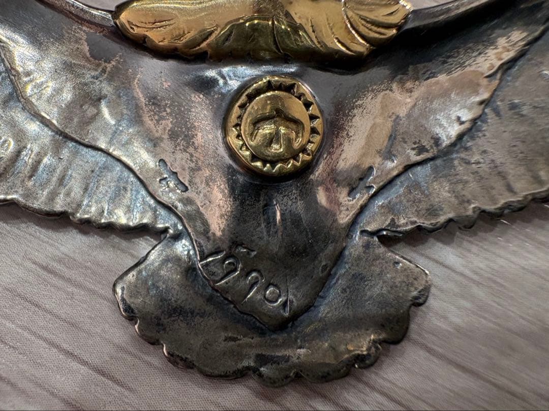 イーグル　1990 イーグル　タタキ　スタンプ　シルバー