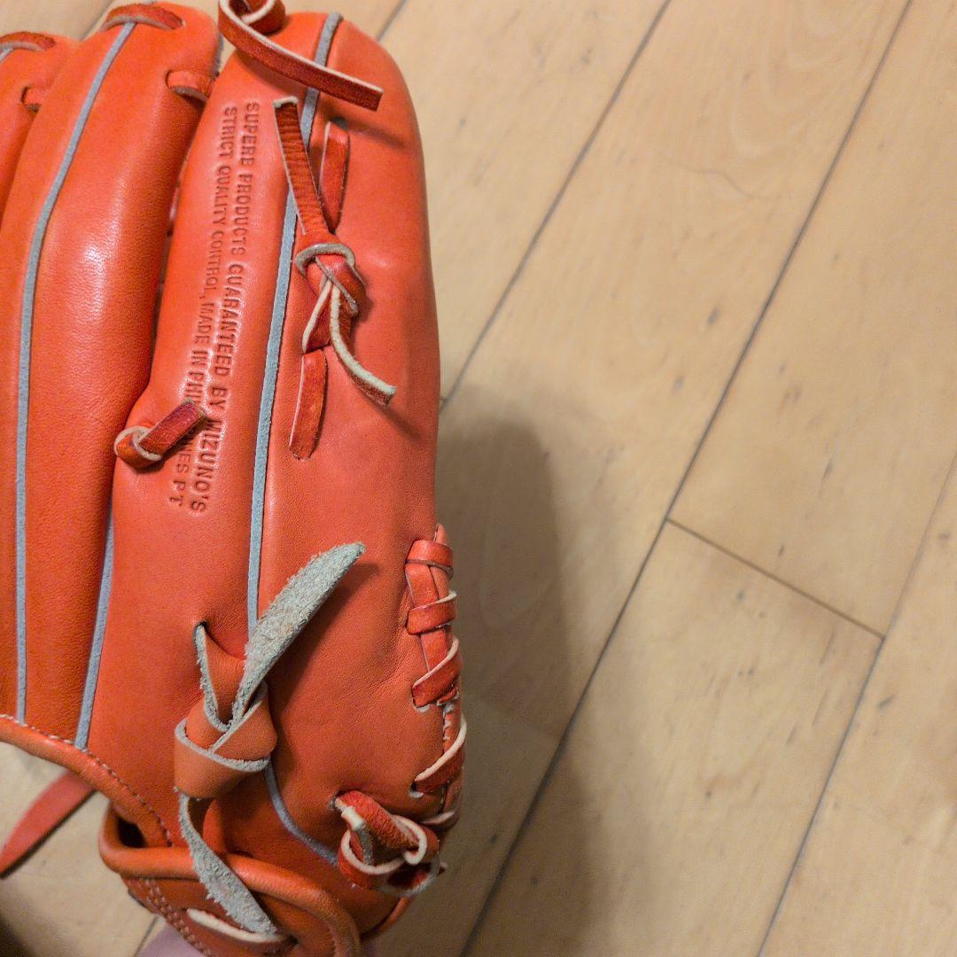 ミズノ　Global Elite 　一般用軟式グローブ 　オレンジ　左用