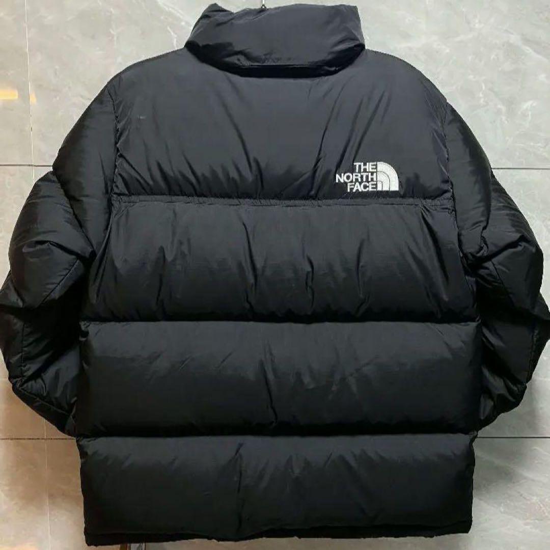 極美品【M】ノースフェイス ヌプシ ブラック ダウンジャケット