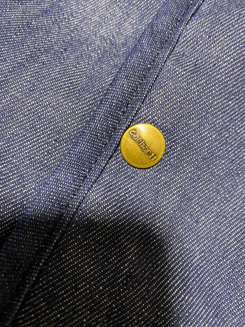 ★好デザイン‼️神サイズ★70s USA製 カーハート ボア付デニムベスト XL‼️