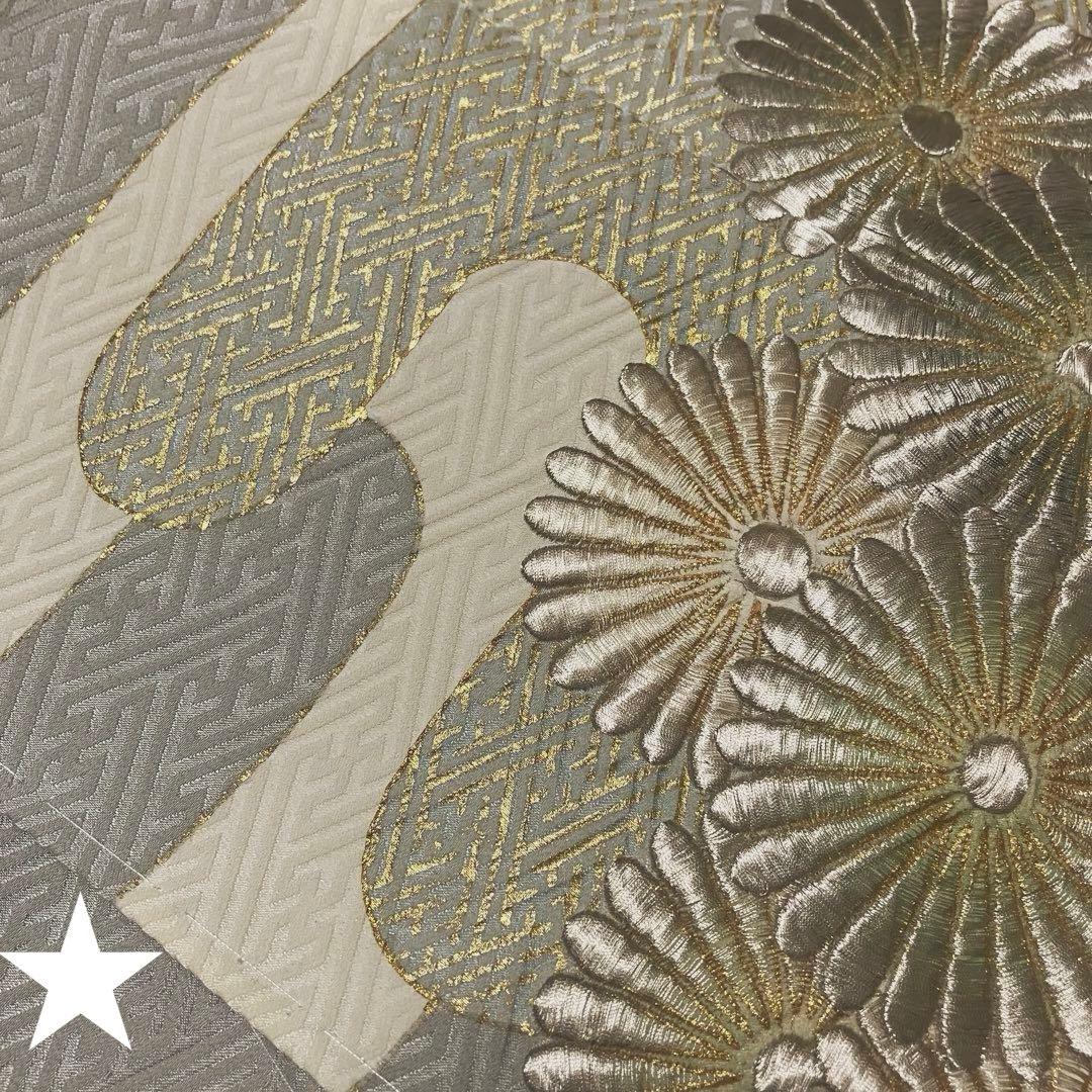 【NEW】美品♡ 淡いブルーグレー きれいめ 華尽く 正絹 色留袖 上品な着物