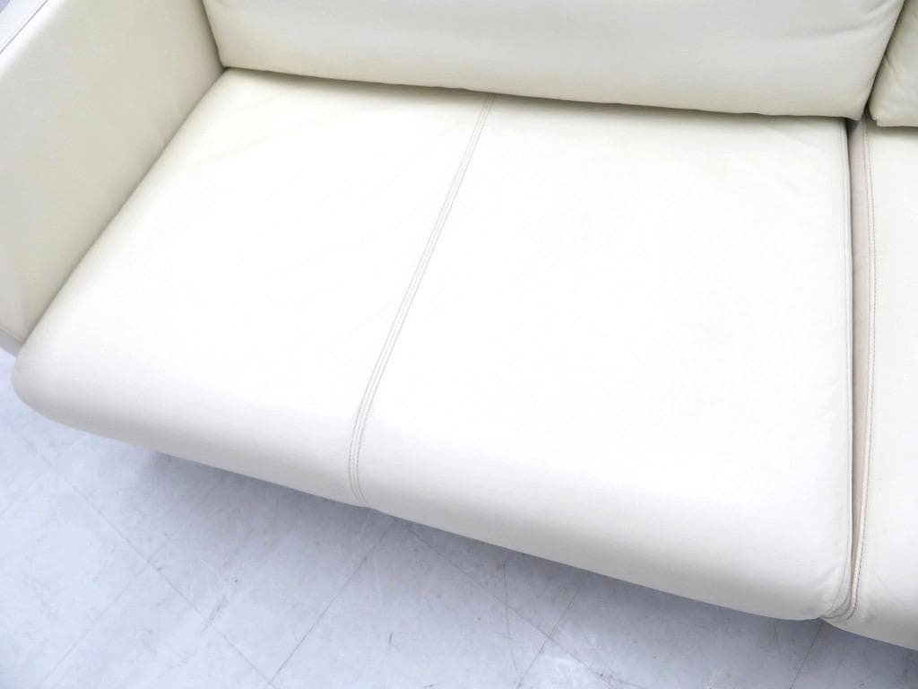 展示品　ボーコンセプト　総本革　レザー　3人掛けソファ　トリプルソファ