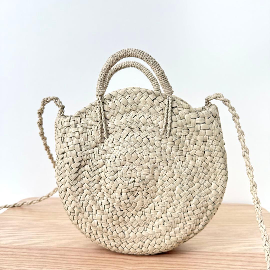 【美品✨️】Aeta アエタ KG CIRCLE BASKET S アイボリー