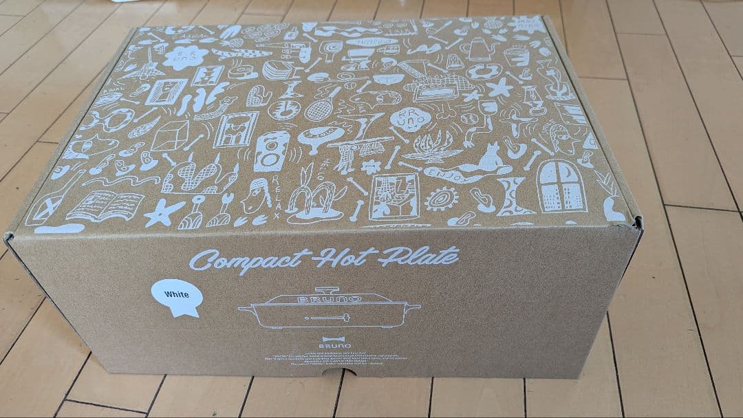 BRUNO コンパクトホットプレート　ホワイト　新品未使用