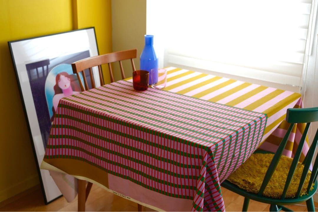 限定値下げ◆貴重◆IKEAテサッマンス カットクロス◆テーブルクロス◆マリメッコ