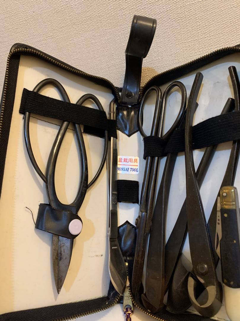高級盆栽道具セット　6種類　ケース付き！　中古