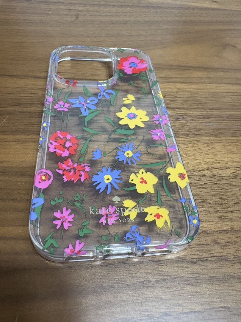 ☆限定品☆ KATE SPADE iPhone14Proケース クリームマルチ