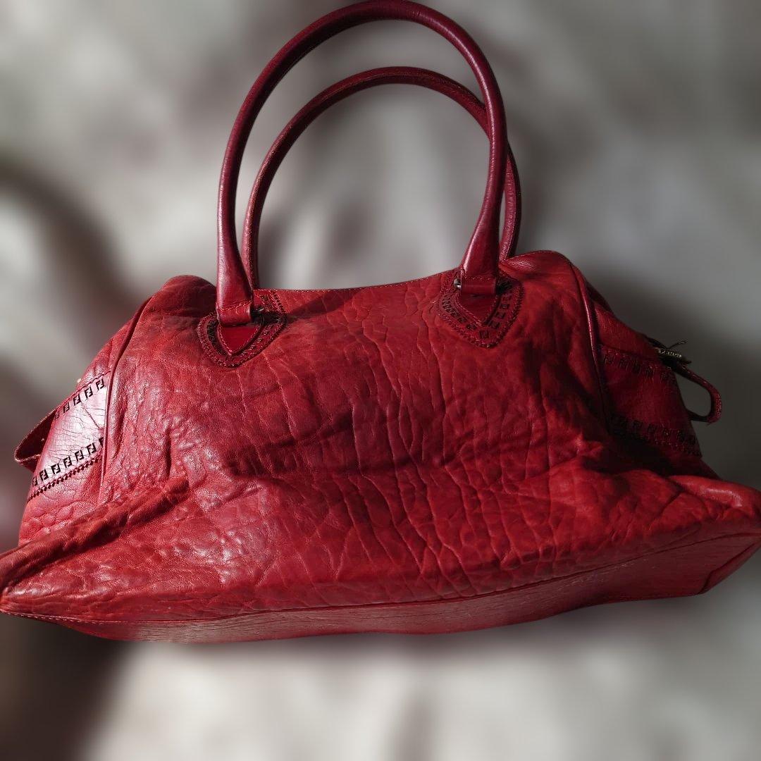 FENDI レザーバッグ 赤