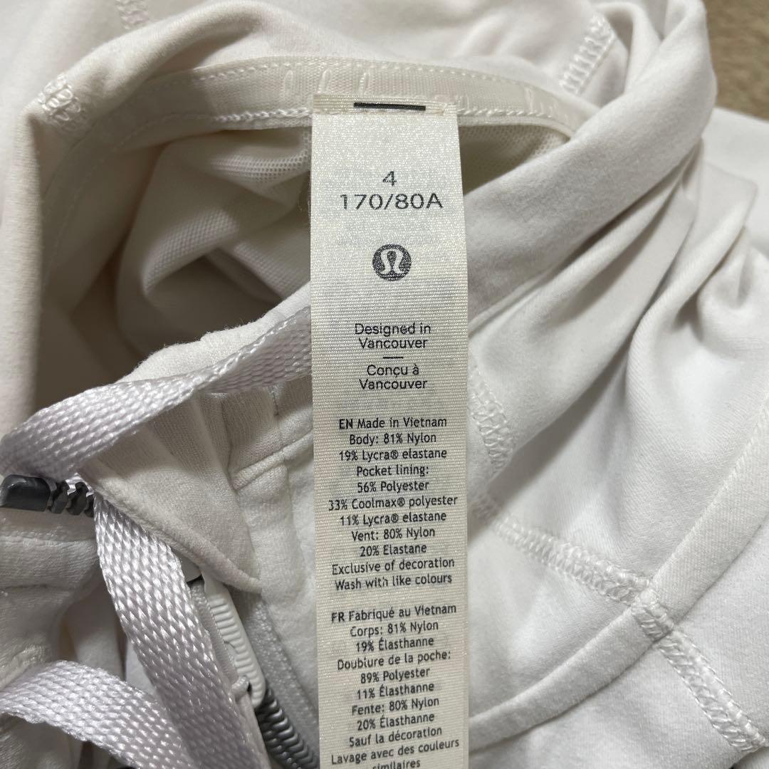 N*X様 フード付き Define ジャケットNulu 白