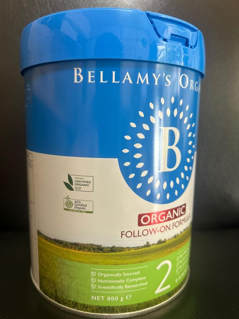 ベラミーズ オーガニック 牛乳（6ヶ月～）3缶; ステップ2