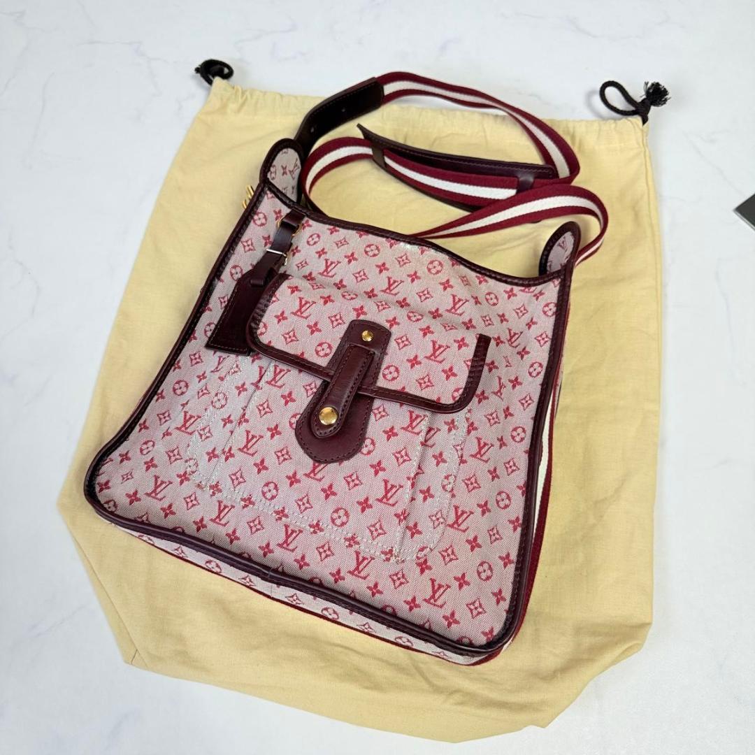 美品 ルイヴィトン モノグラムミニ ブザス マリーケイト チェリー ショルダー