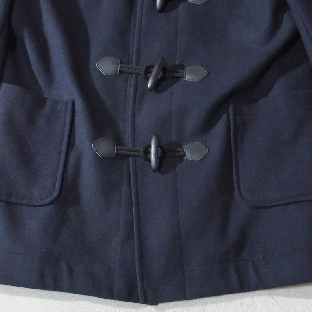 美品 ミツコシ MITSUKOSHI ダッフルコート 三越 ウール ネイビー3L