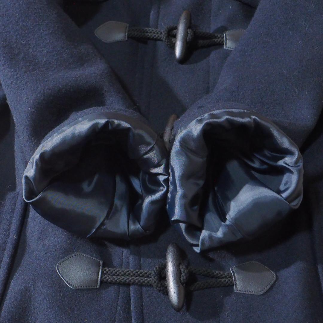 美品 ミツコシ MITSUKOSHI ダッフルコート 三越 ウール ネイビー3L