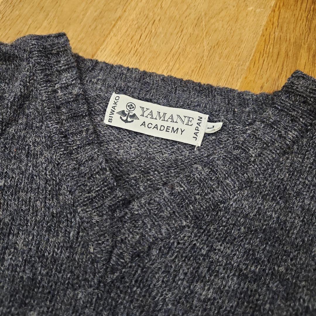 EVISU YAMANE ACADEMY 肘当て付きセーター L