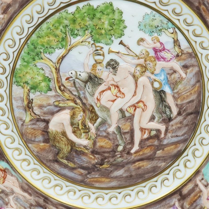 リチャードジノリ カポディモンテ プレート 22cm カラーレリーフ #2