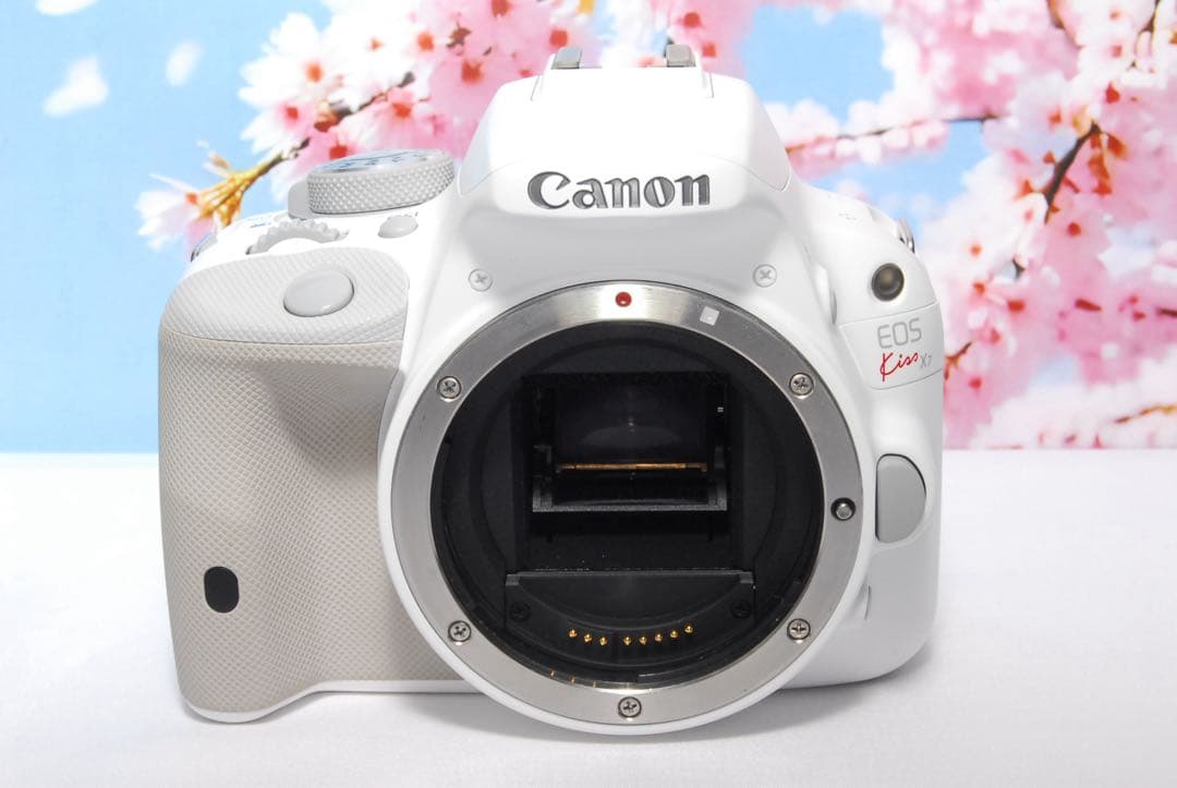 レンズ2本付き❤️Canon Kiss X7❤️ホワイト❤️ダブルレンズキット
