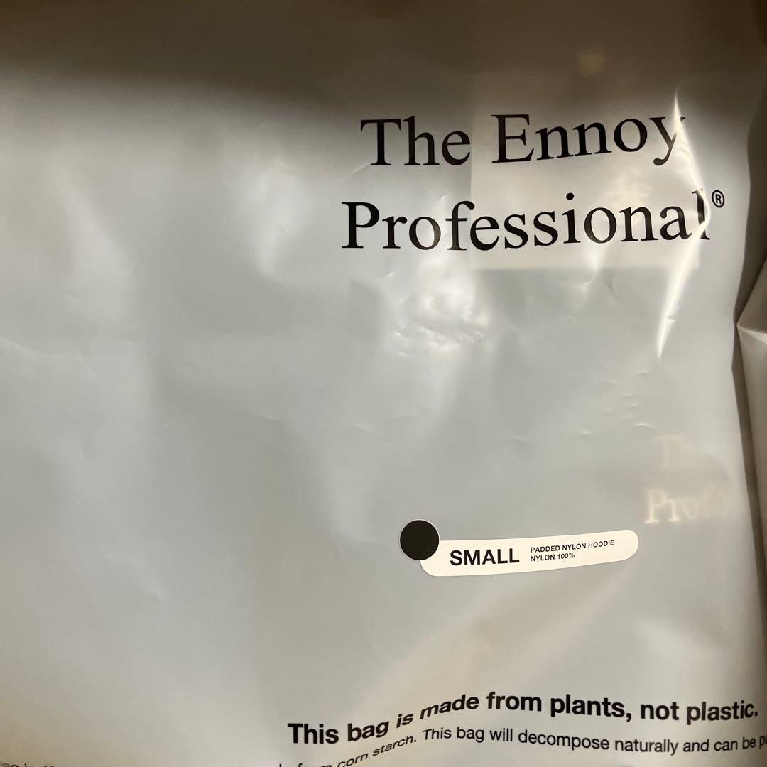 ENNOYとスタイリスト私物 PADDED NYLON HOODIE BLACK