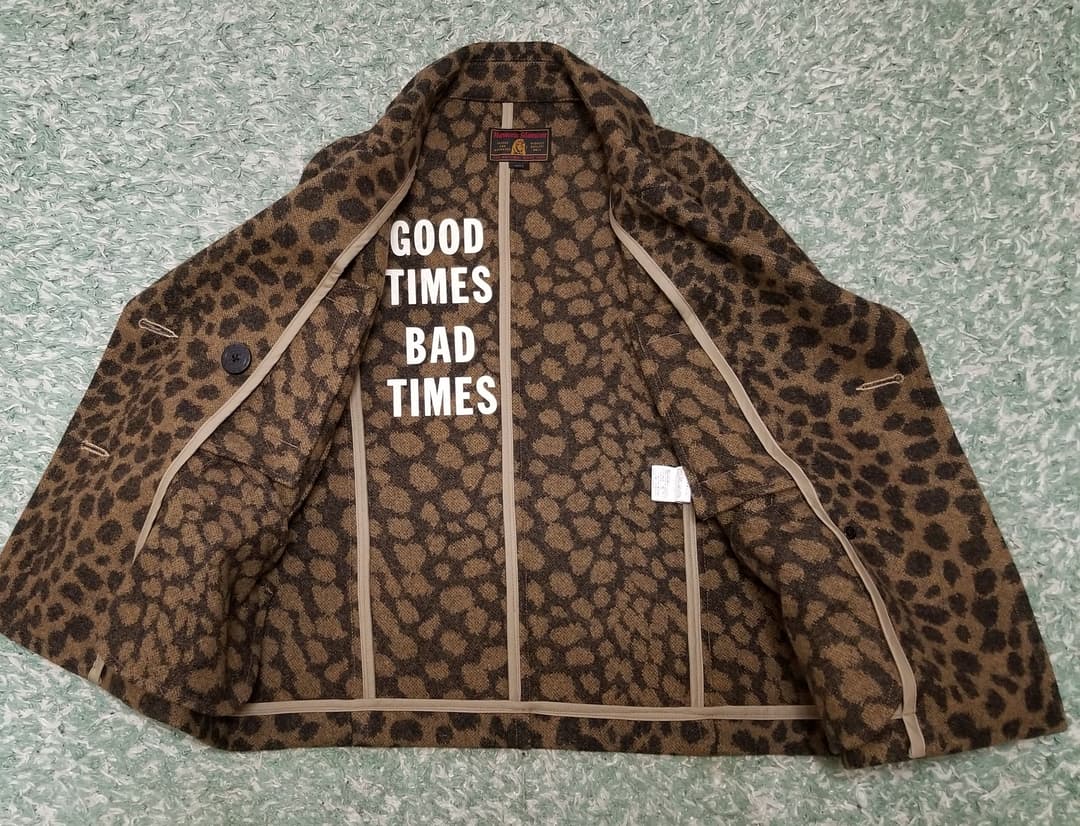 ☆美品☆【Aラインの『Pコート』❕】Wフェイスメルトンの『アルスターカラー』