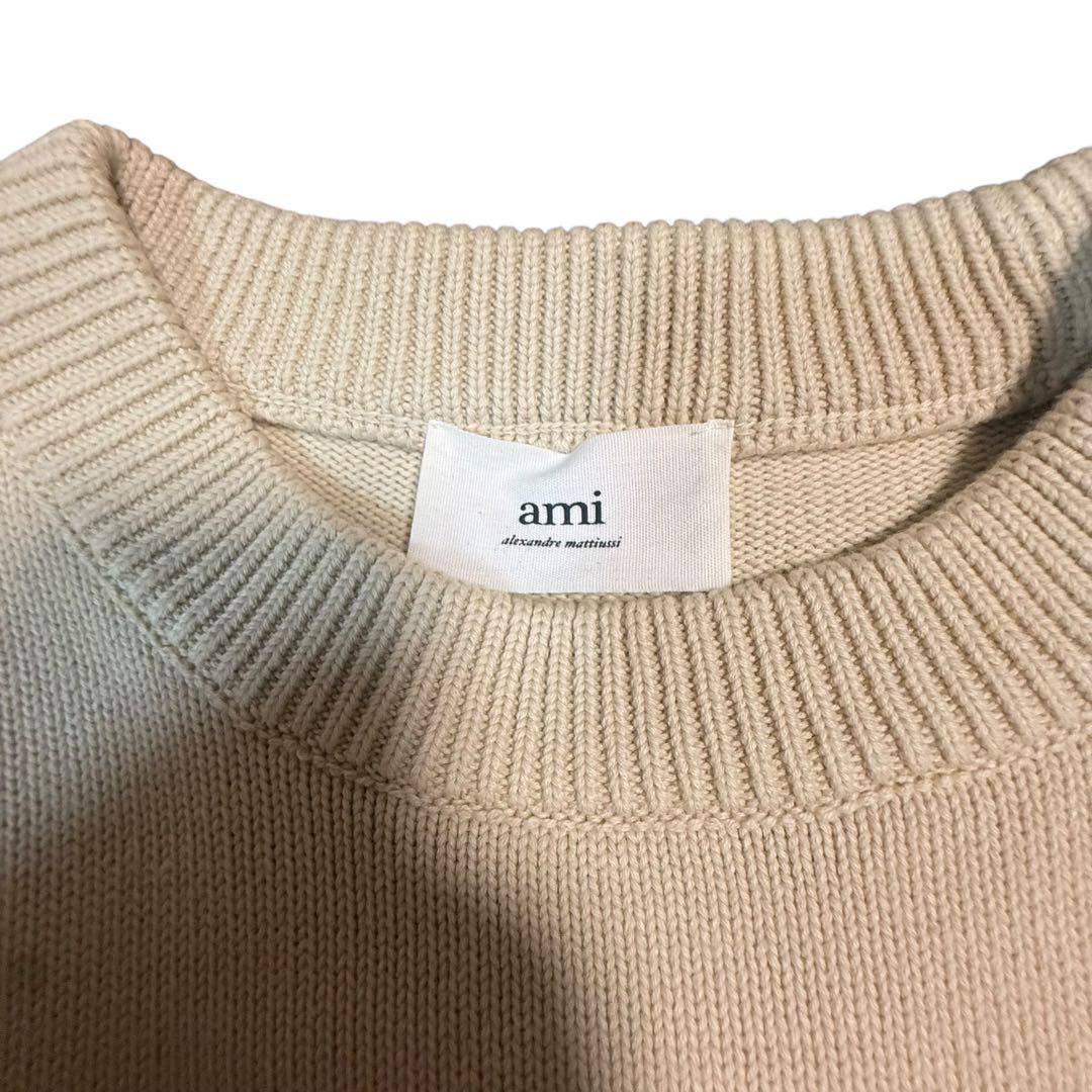 ami paris アミパリ ニット ベージュ　Lサイズ