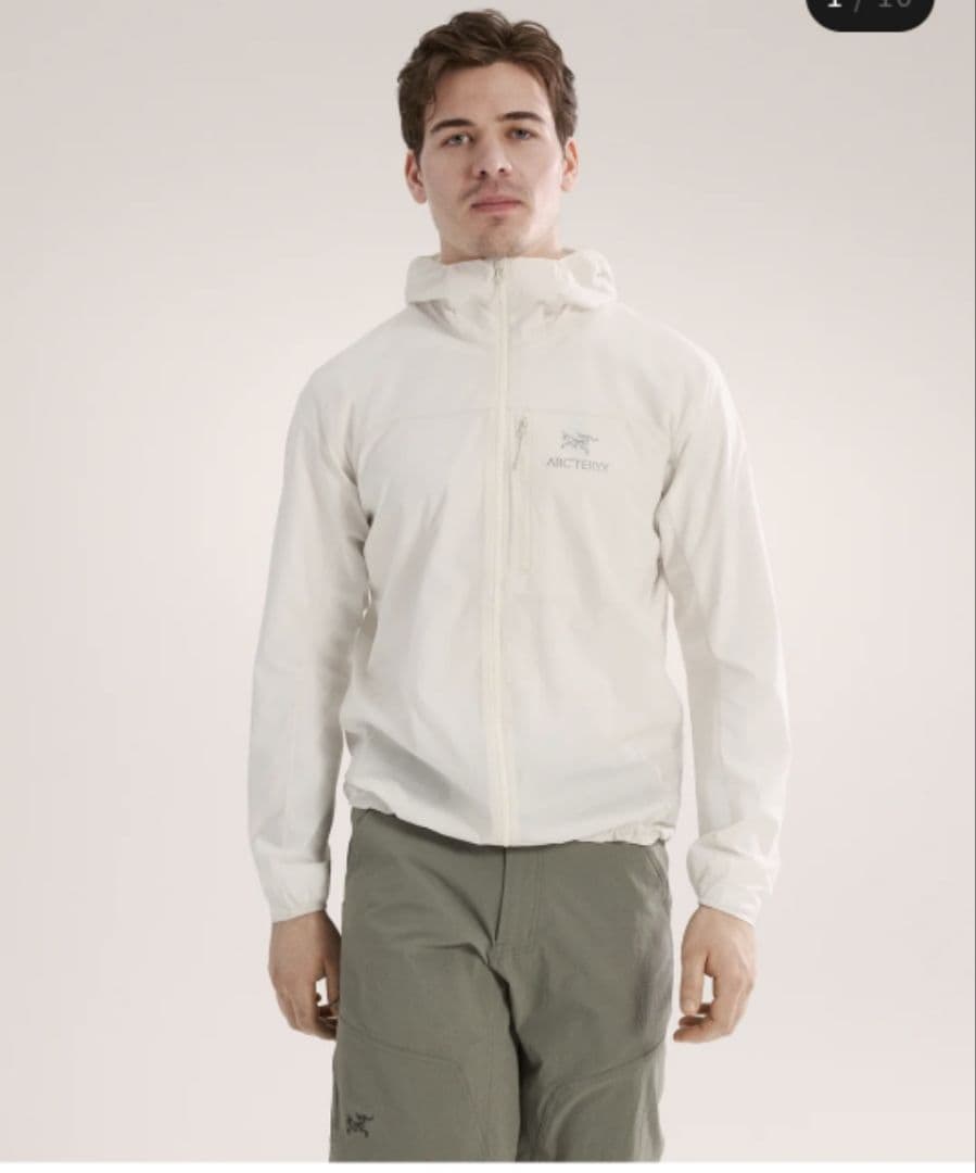 最新モデル　ARC'TERYX　アークテリクス　スコーミッシュフーディ　XS　白