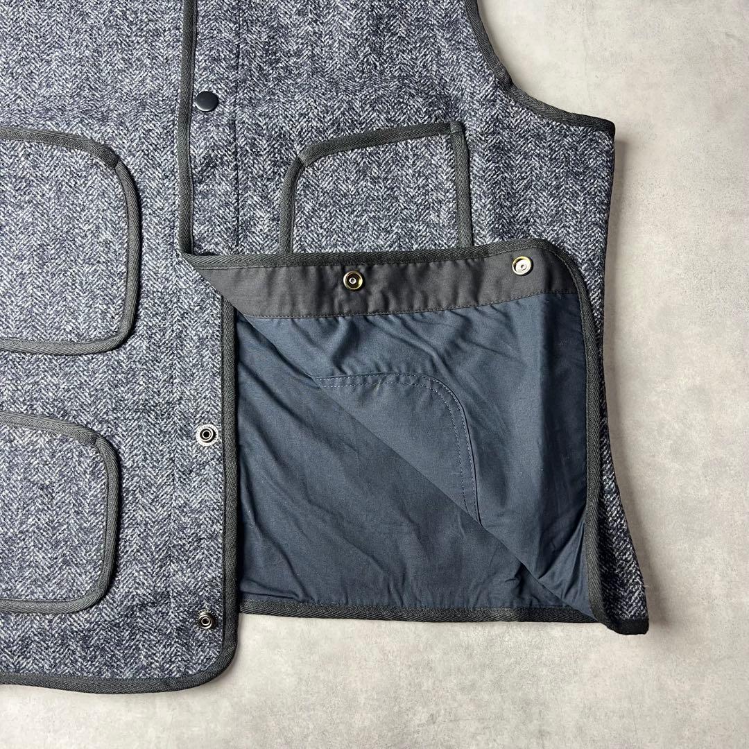 ✅新品　ベスト　ジレ　ウール　復刻　ネイビー　ブラウンズビーチ 似　アメカジ　L