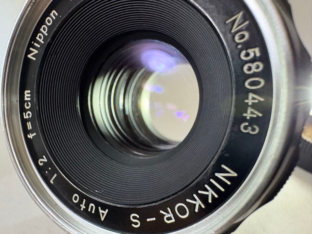 整備済 Nikon nikkor-s auto 5cm f2希少