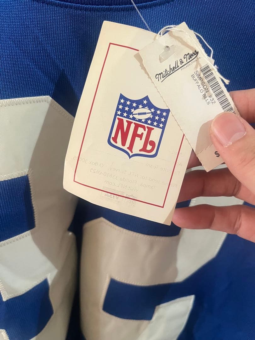 NFL　バッファロー・ビルズ O.J.シンプソン　ゲームシャツ　ユニフォーム