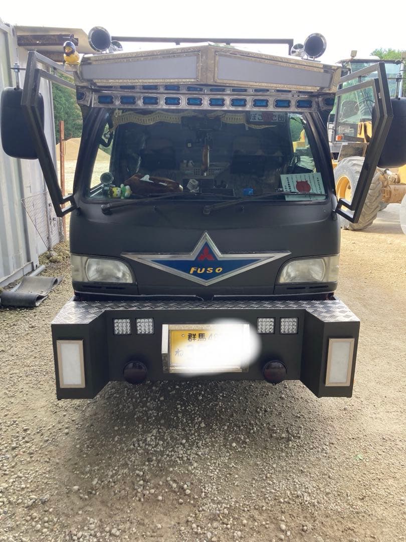 中古ふそうアンドン　軽トラデコトラ