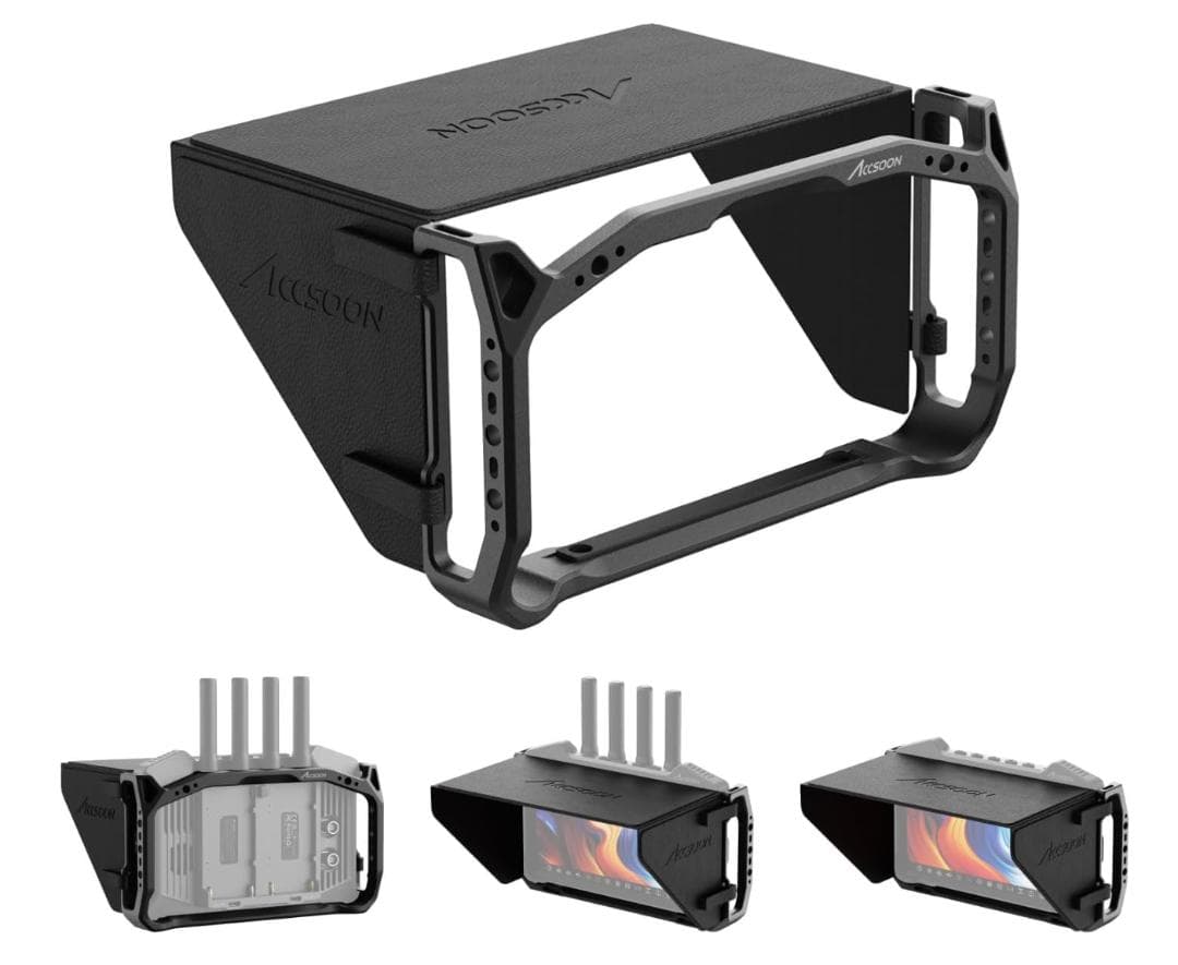Accsoon CineView M7カメラビデオモニター （ケージキット付き）