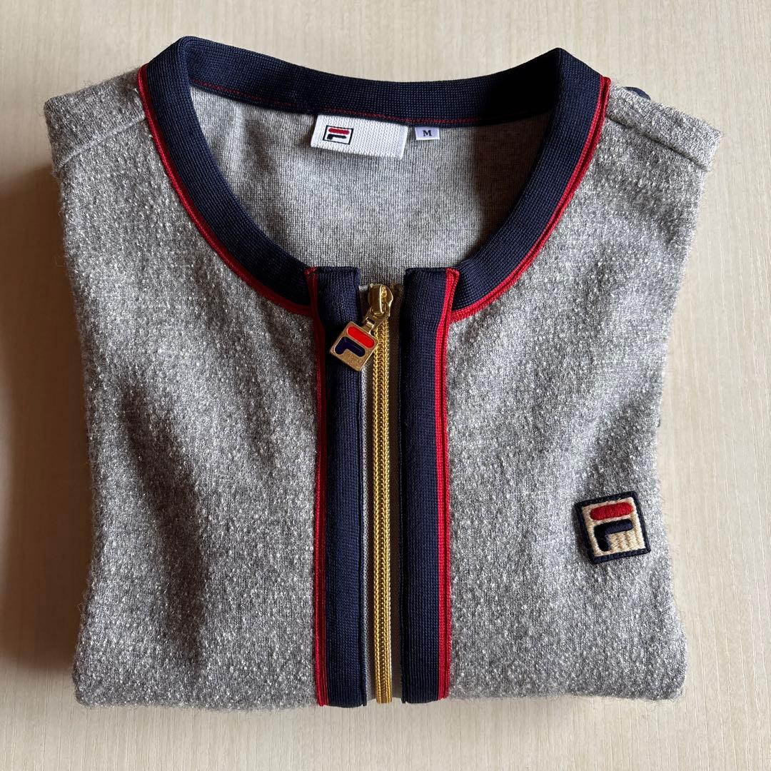 FILA テニスジャケットグレー Mサイズ