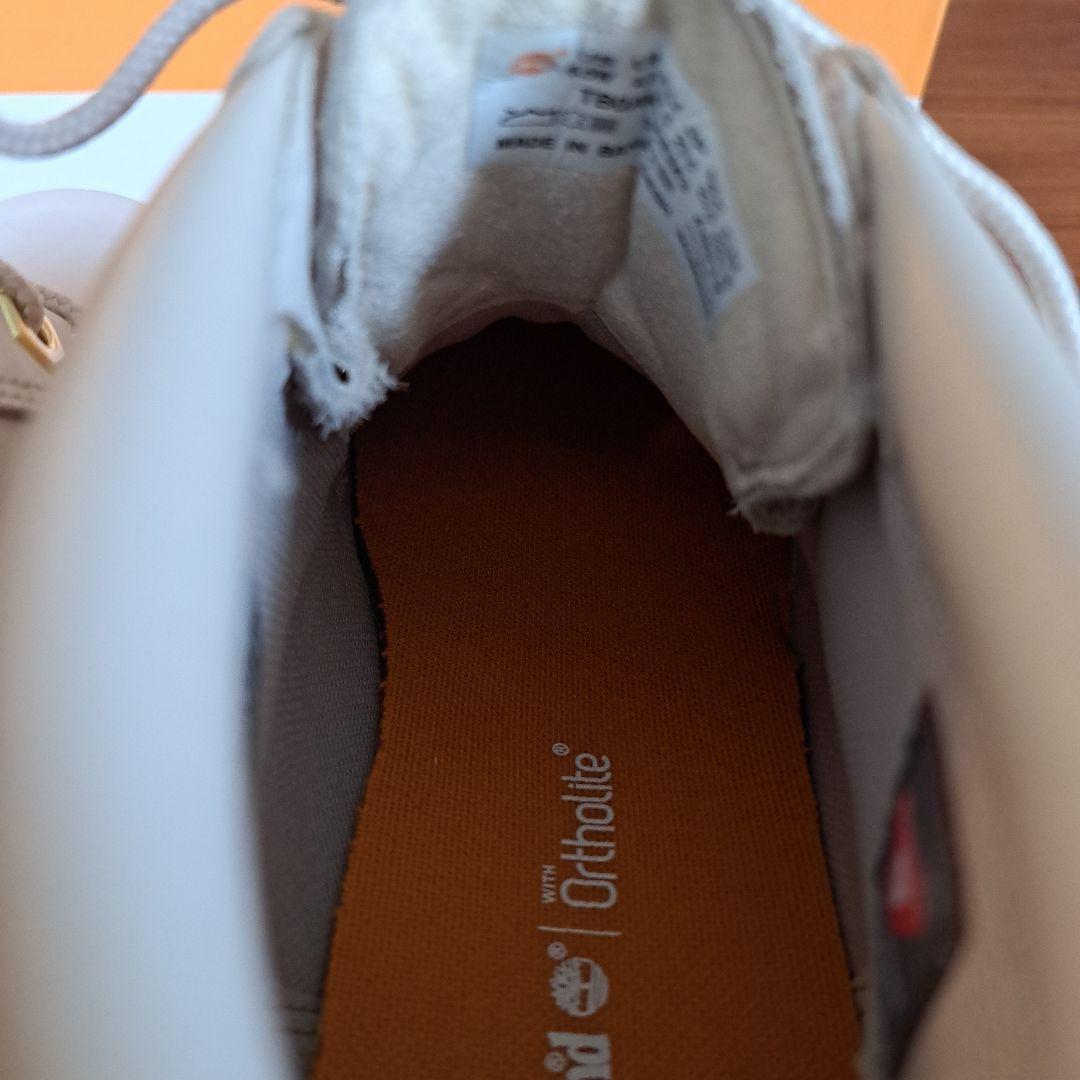 Timberland ホワイト ハイカットワークブーツ