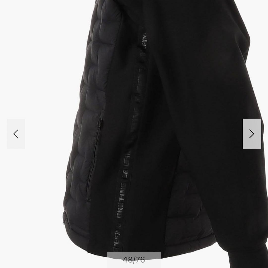 BRIEFING ハイブリッド ダウン パーカー ブラック M 2025