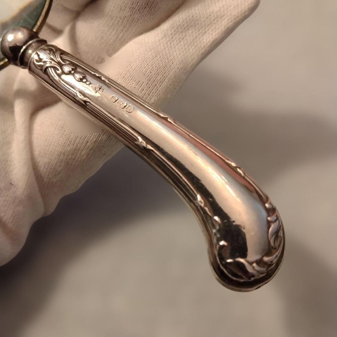 お値下げ　イギリス　純銀ハンドル　ルーペ