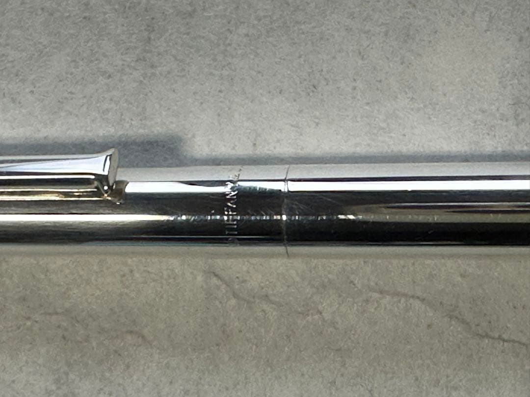 インク切れ ティファニー 925刻印 Tクリップ ツイスト式 シルバーカラー