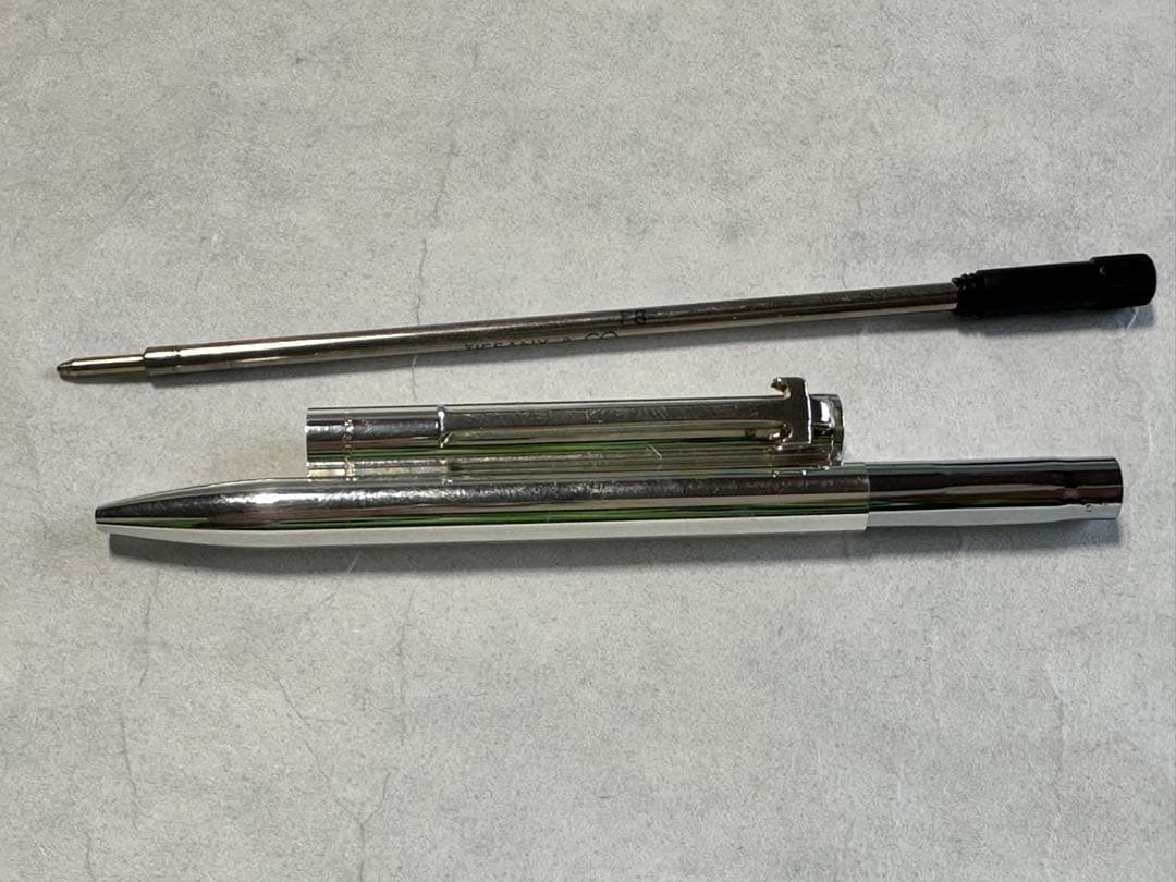 インク切れ ティファニー 925刻印 Tクリップ ツイスト式 シルバーカラー