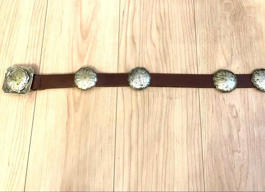 希少✨ RALPH LAUREN ラルフローレン コンチョ ベルト ヴィンテージ