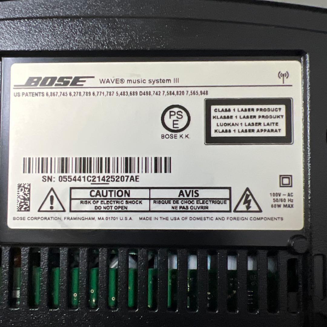 BOSE ウェーブミュージックシステム Ⅲ