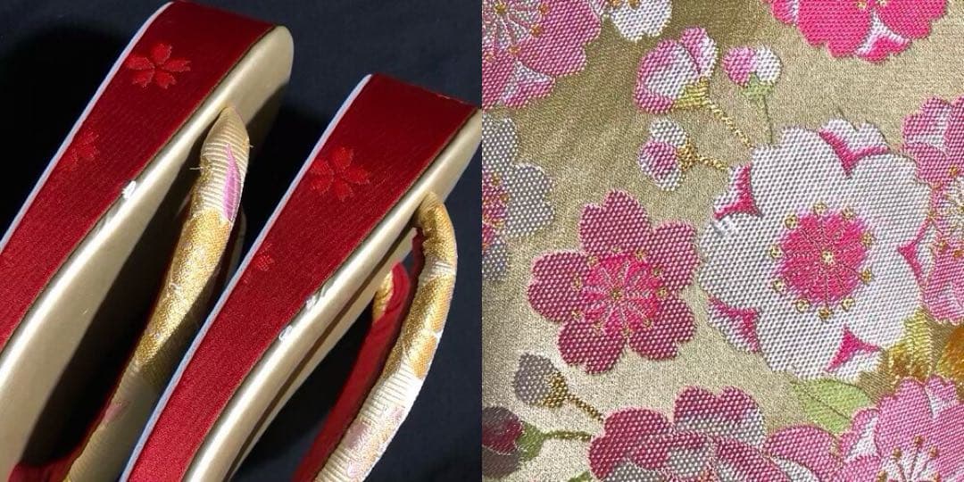 七五三　7歳　女の子　水色　桜　四つ身　着物　作り帯　セット　753 七歳　7才