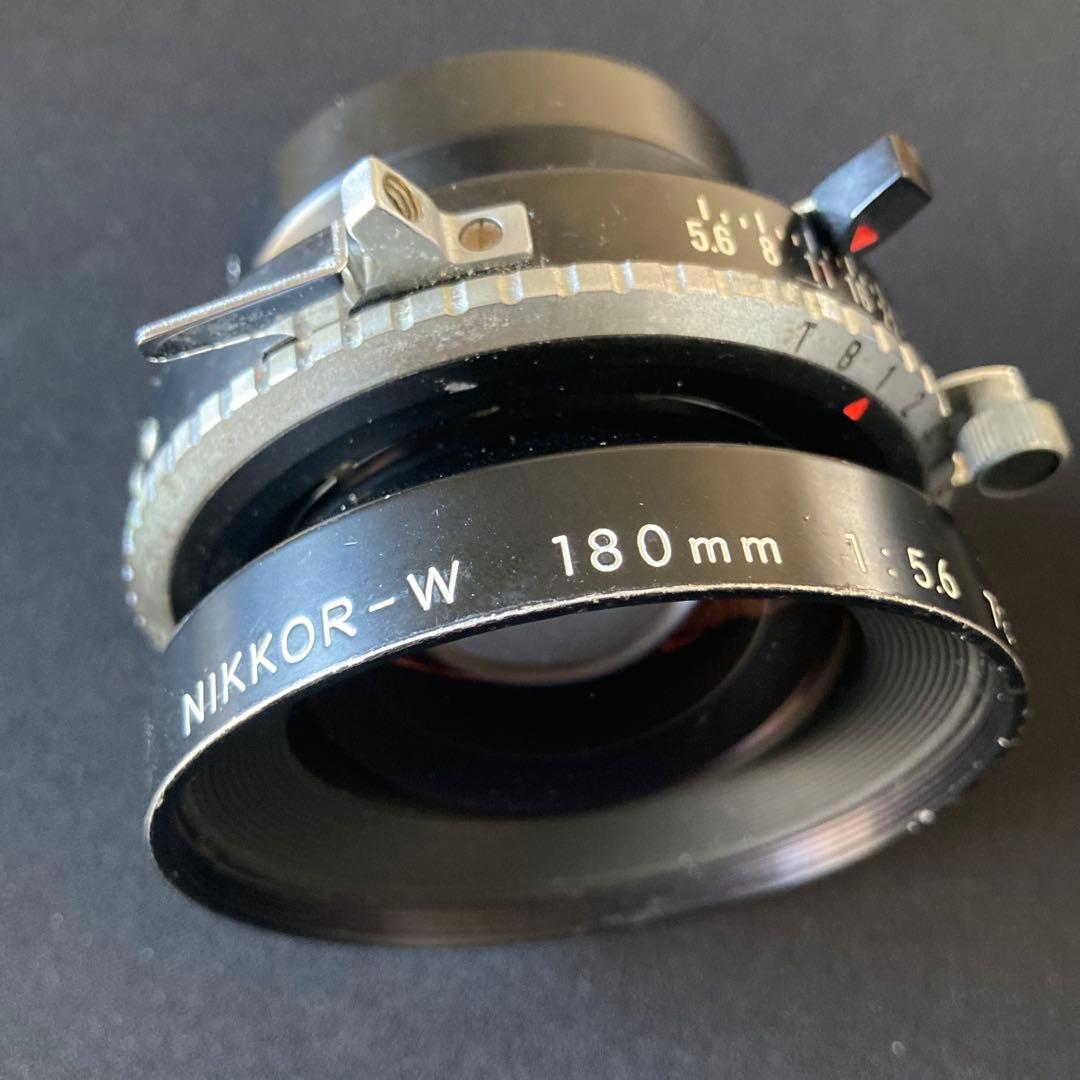 NIKON NIKKOR-W 180/5.6 レンズ傷