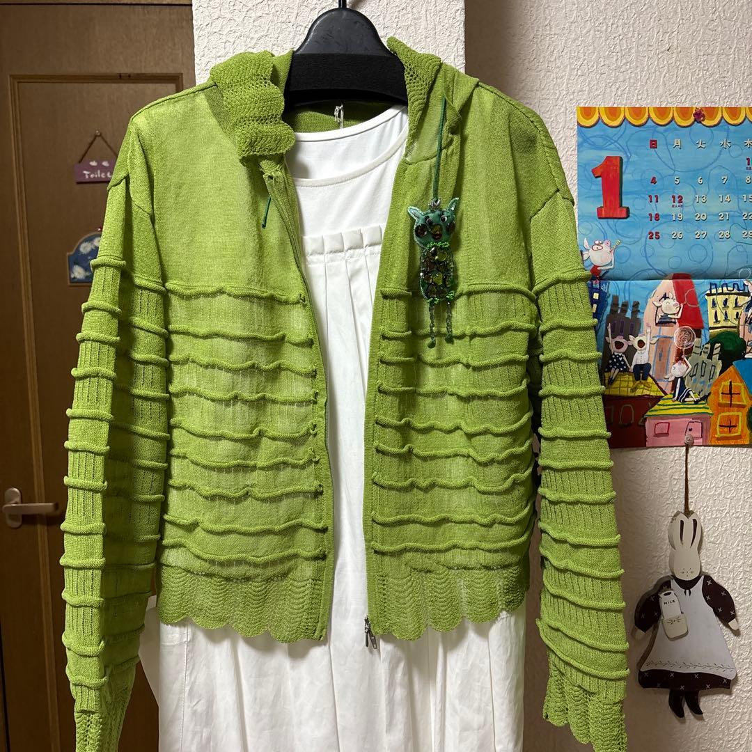 新品アルベロベロカーディガン　ブローチ付き46200円オレボレボラトクコ好みな方