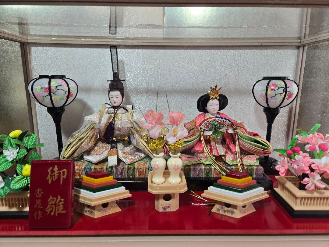 【一点限り】雛人形 ケース飾り　K46