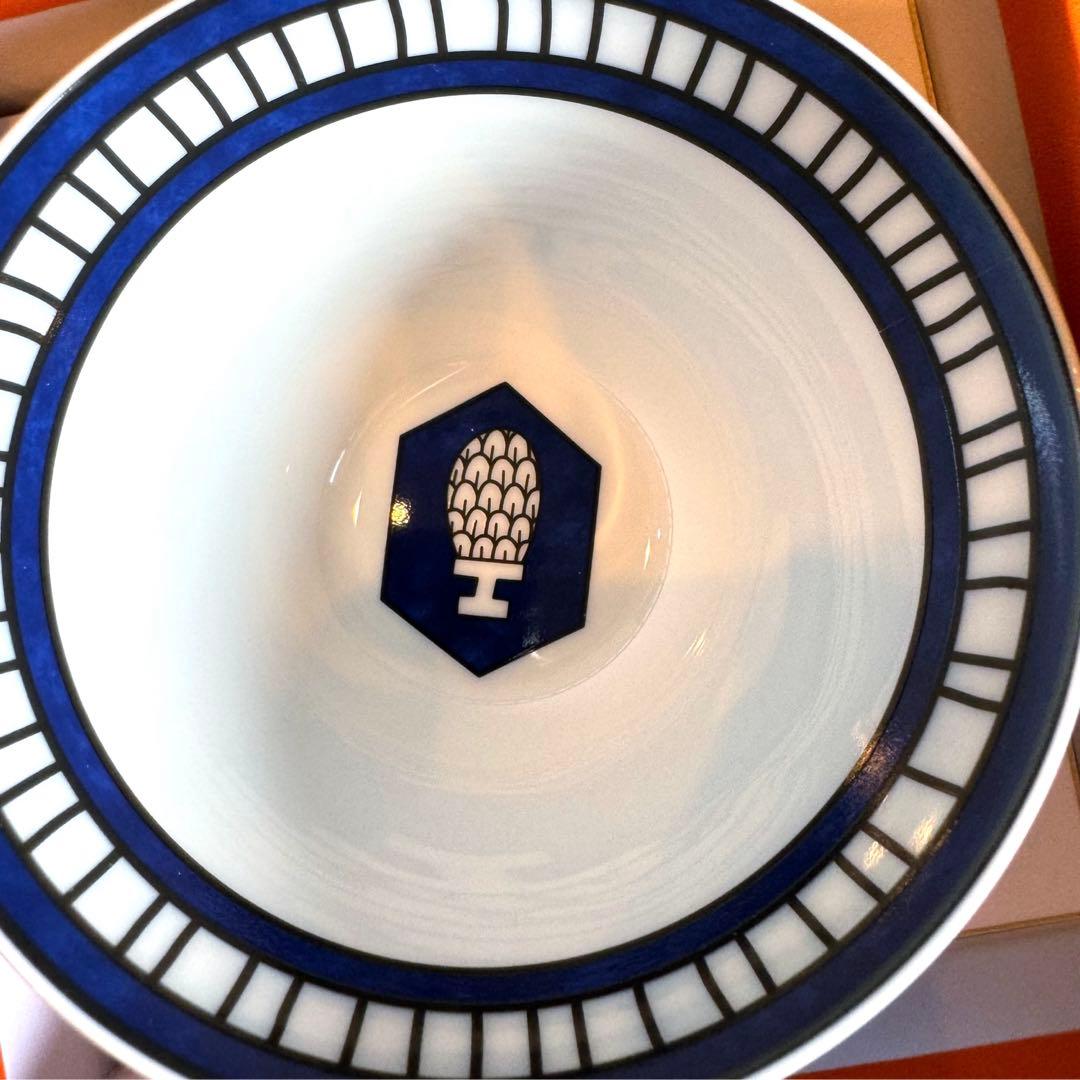 最終値下！エルメス ブルーダイユール ラージボウル 　スープボウル　飯碗