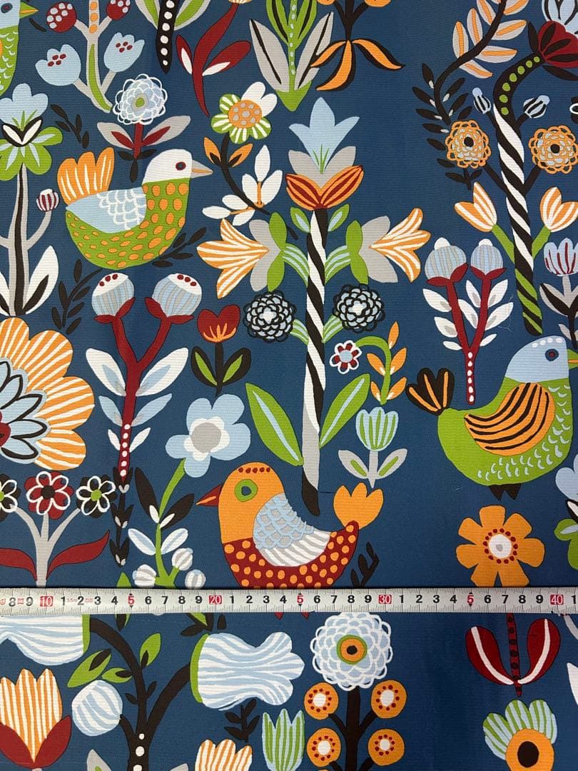 鳥柄生地サンプルページ