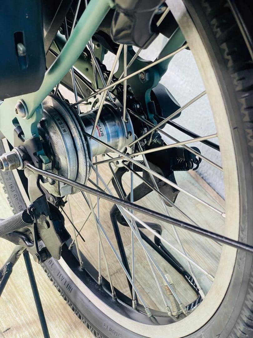 ★3233ブリヂストン8.9アンペア 20インチ子供乗せ電動アシスト自転車