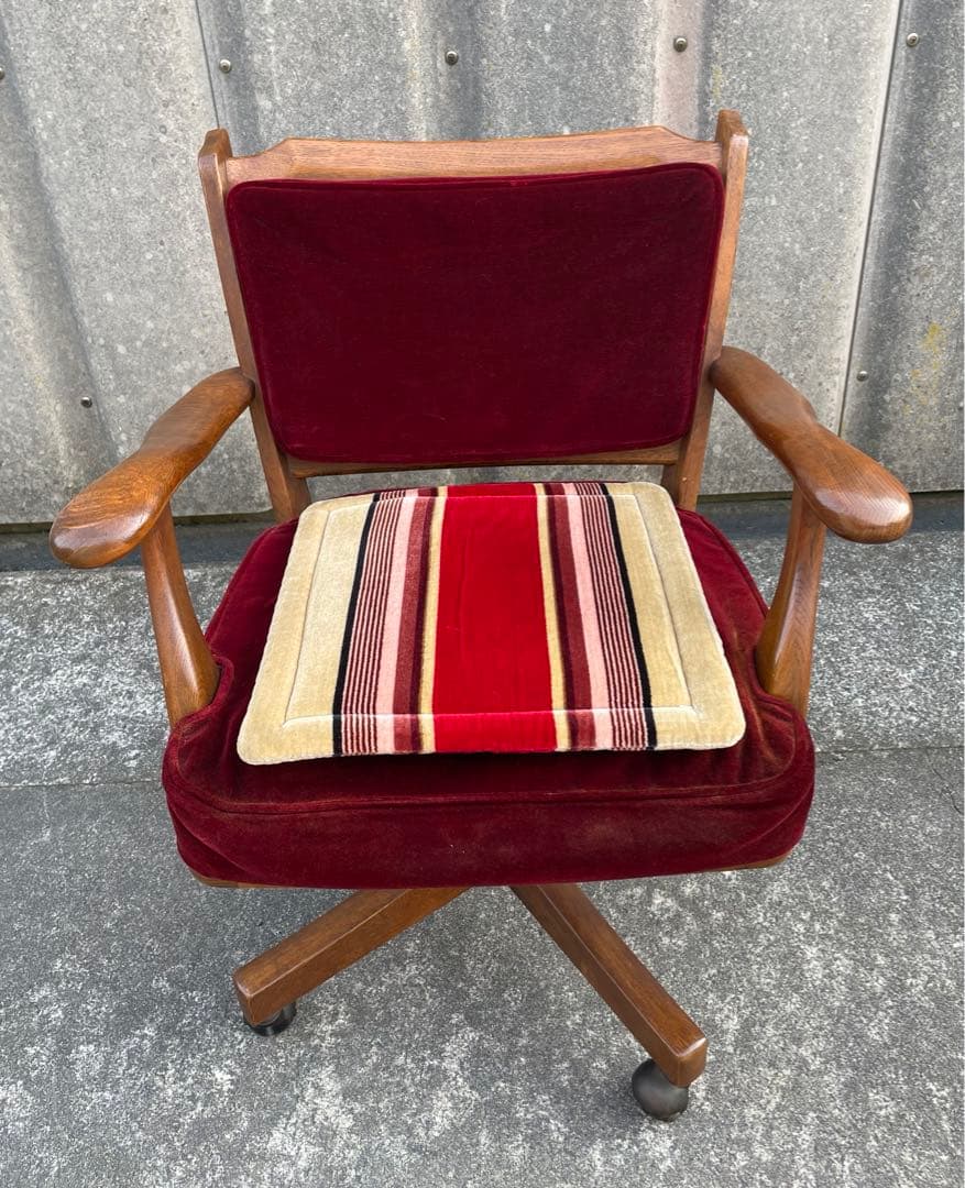 稀少/カリモク/コロニアル/デスクチェア/アームチェア /回転椅子/椅子/②
