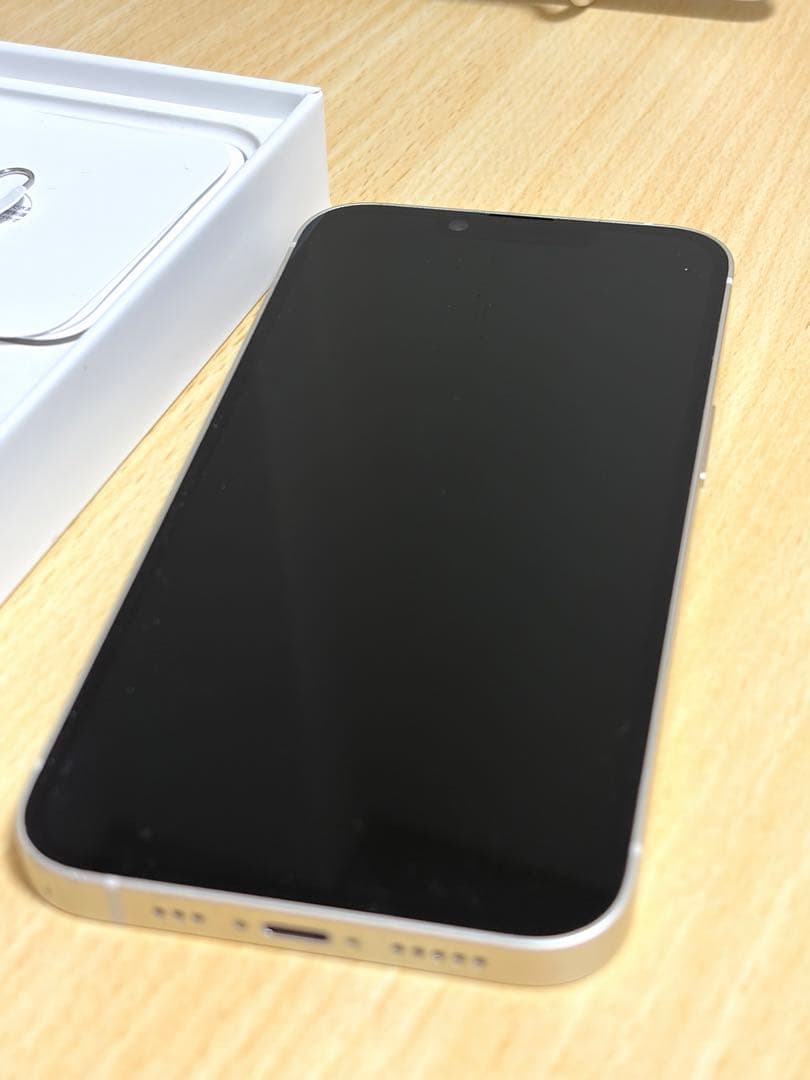 Apple iPhone14 128GB スターライト(ホワイト) 備品、箱あり