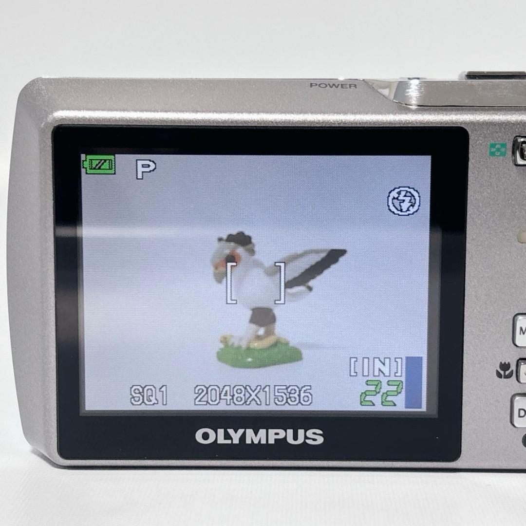 OLYMPUS μ750 ミュー750 ブルー 美品 付属品完備 コンデジ