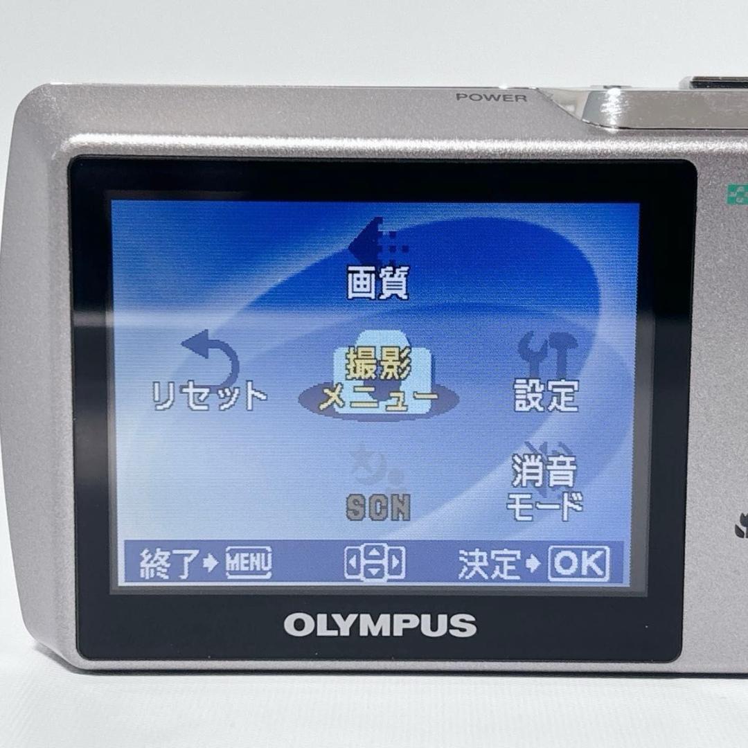 OLYMPUS μ750 ミュー750 ブルー 美品 付属品完備 コンデジ
